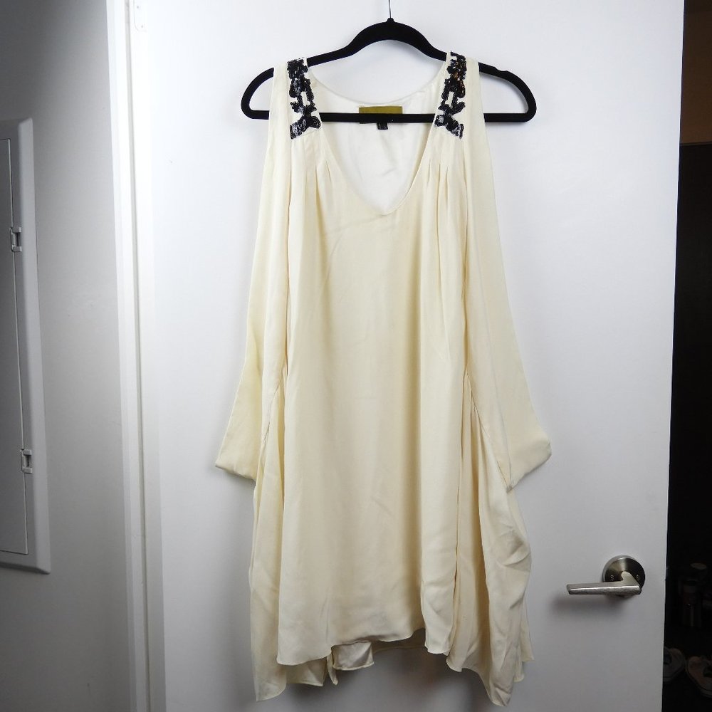 Grecian Inspired Cream Dress